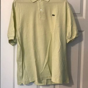 Lacoste men’s light lime green polo